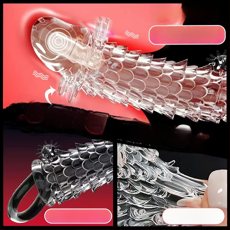 OLO set vibračných kryštálov s drakom pre dospelých — elektrické ovládanie, mäkký gél materiál, lubrikant súčasťou, 5-ročná záruka