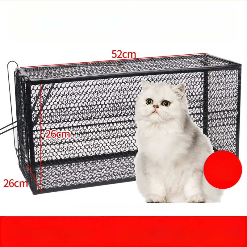 Power catch Automatinė kačių gaudyklė narvas — skirta didelių graužikų gaudymui, gyvūnų gelbėjimo narvas namų ir benamiams katėms, netoksiška tvirta konstrukcija