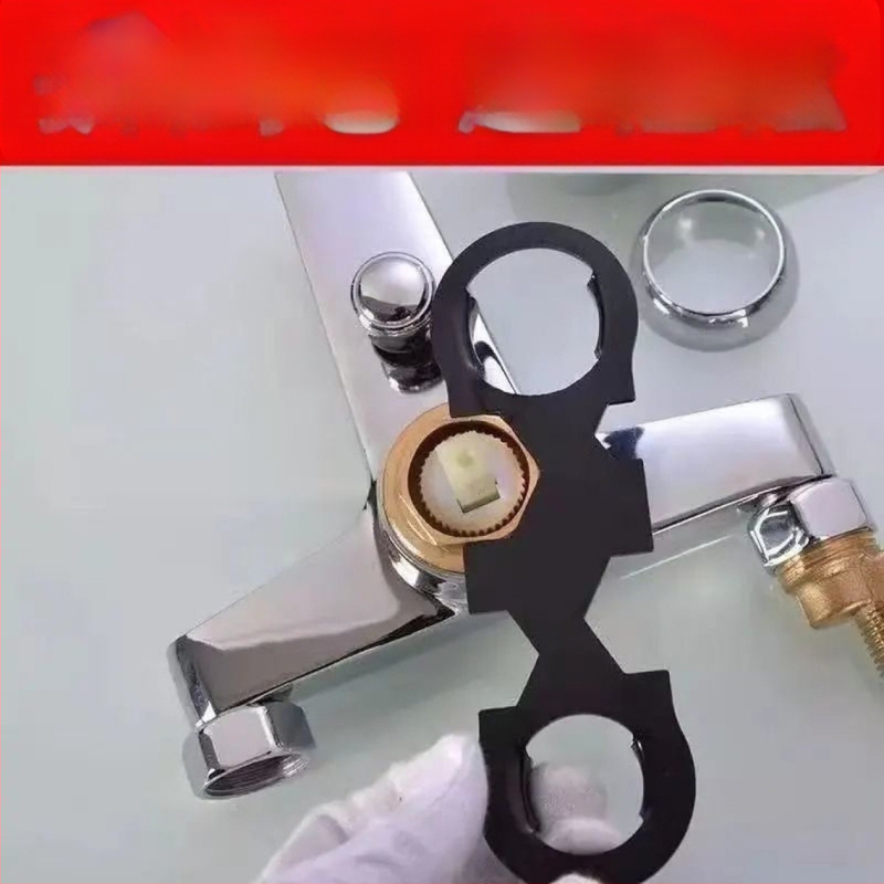 Kľúč Valve Core Gland pre montáž/demonáž zmiešavacieho ventilu — nástroj na opravu sprchovej hlavice, oceľ s vysokým obsahom uhlíka, moderný minimalistický dizajn