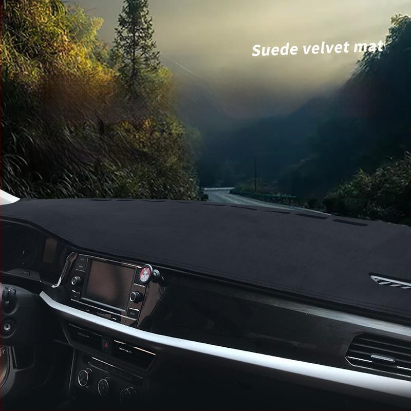 Podložka proti oslneniu palubnej dosky auta, semišový interiérový doplnok, značka Strength Factory, bez prispôsobovania, bez tlače loga