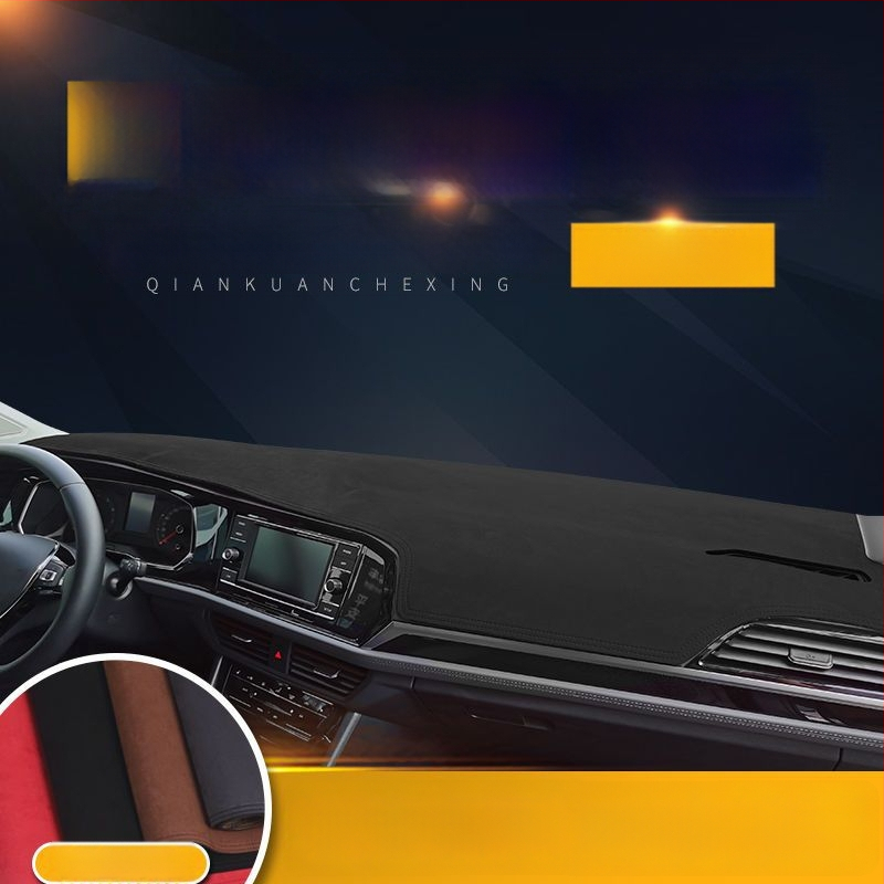 Podložka proti oslneniu palubnej dosky auta, semišový interiérový doplnok, značka Strength Factory, bez prispôsobovania, bez tlače loga