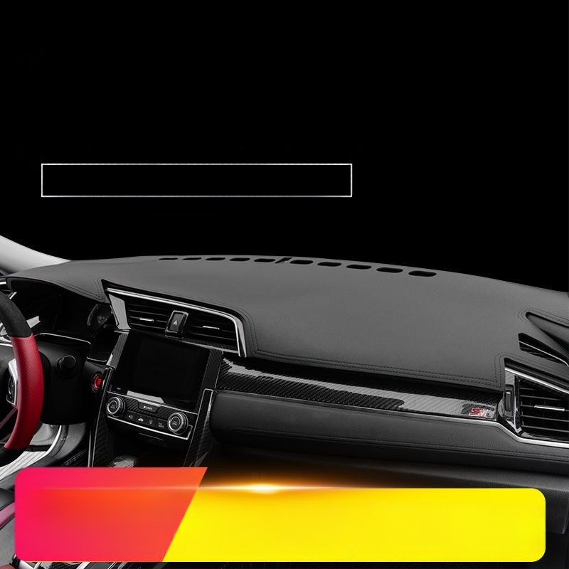 Podložka proti oslneniu palubnej dosky auta, semišový interiérový doplnok, značka Strength Factory, bez prispôsobovania, bez tlače loga