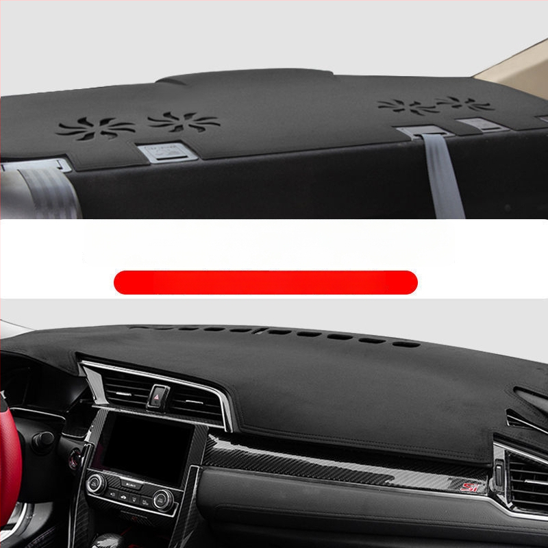 Podložka proti oslneniu palubnej dosky auta, semišový interiérový doplnok, značka Strength Factory, bez prispôsobovania, bez tlače loga