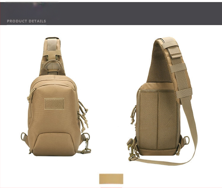 Yakoda Taktiálna hrudná taška – Unisex, outdoor, nepremokavá, ultraľahká, polyester