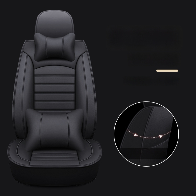 Set poťahov sedadiel pre automobil pre vybrané modely – štvorsezónny univerzálny, odolný voči opotrebeniu, povrch z polyesteru, výplň z peny, lem s prešívaním