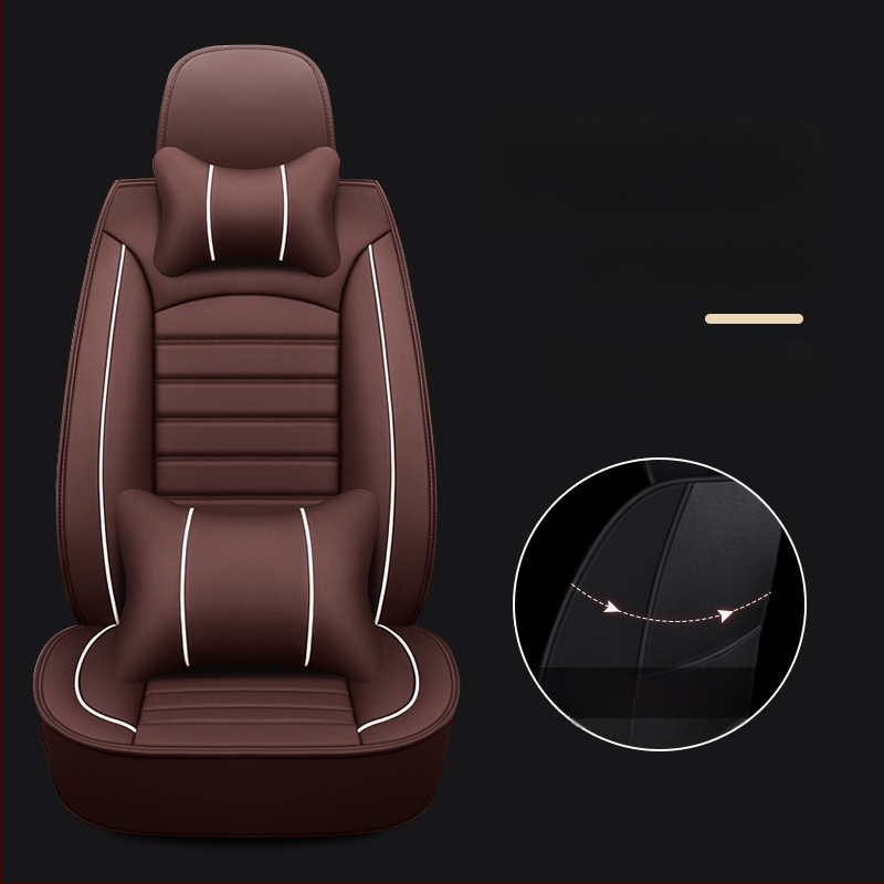 Set poťahov sedadiel pre automobil pre vybrané modely – štvorsezónny univerzálny, odolný voči opotrebeniu, povrch z polyesteru, výplň z peny, lem s prešívaním