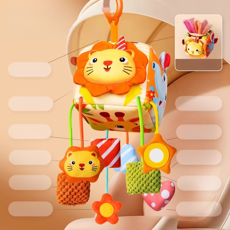 Visiaca zvončeková hračka do postieľky – ABS, rozvíja úchop a zmysly (0–3 roky)