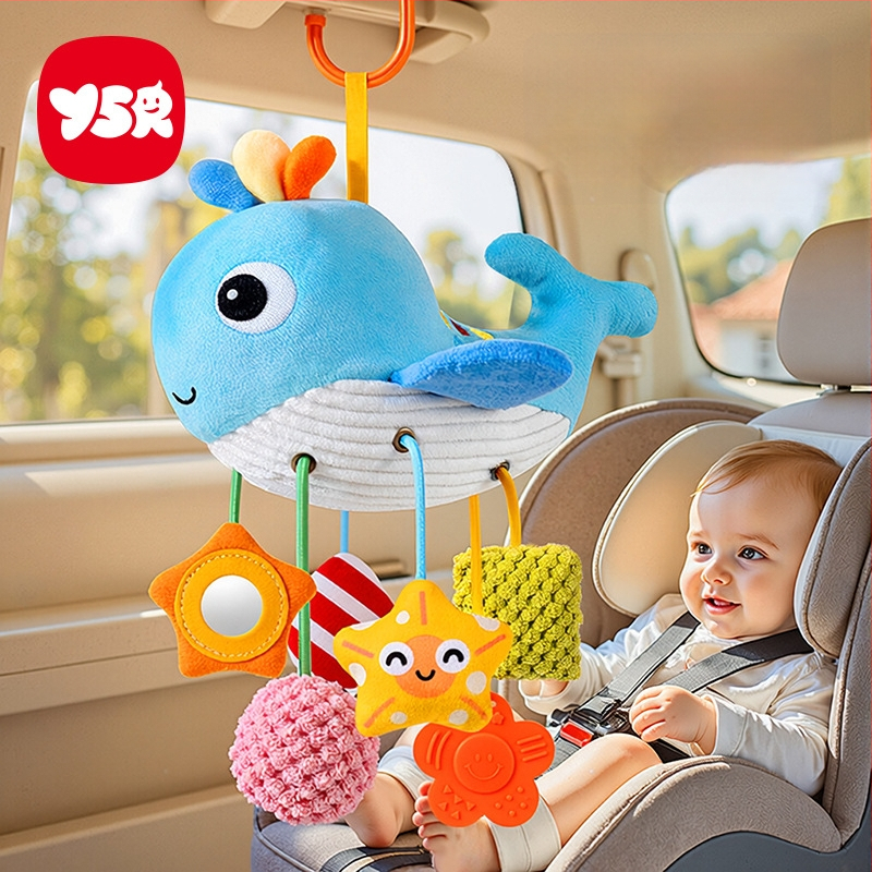 Visiaca zvončeková hračka do postieľky – ABS, rozvíja úchop a zmysly (0–3 roky)