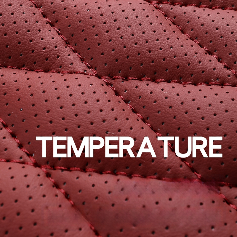 Kožený set poťahov sedadiel pre auto, päťmiestny, s 3D bedrovou oporou, univerzálne pre všetky ročné obdobia