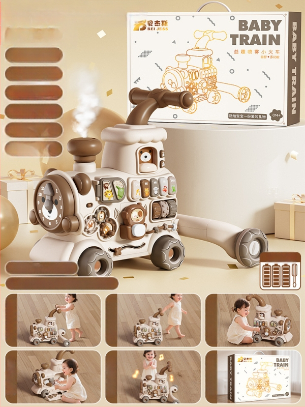 Bejess 5-v-1 chodítko pre batoľa – vzdelávacia hračka na rozvoj emócií, zraku, intelektu a koordinácie ruky a oka