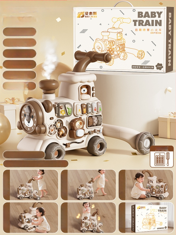 Bejess 5-v-1 chodítko pre batoľa – vzdelávacia hračka na rozvoj emócií, zraku, intelektu a koordinácie ruky a oka