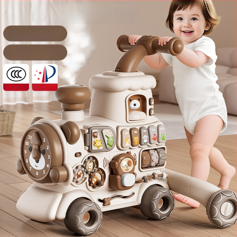 Bejess 5-v-1 chodítko pre batoľa – vzdelávacia hračka na rozvoj emócií, zraku, intelektu a koordinácie ruky a oka