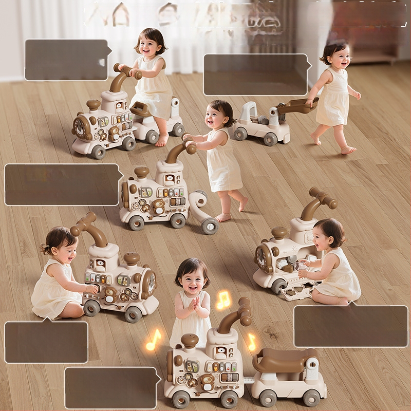 Bejess 5-v-1 chodítko pre batoľa – vzdelávacia hračka na rozvoj emócií, zraku, intelektu a koordinácie ruky a oka