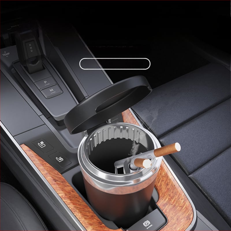 Automobilinė peleninė AC-813, ABS, 68 g, tinkama automobiliui ir namams