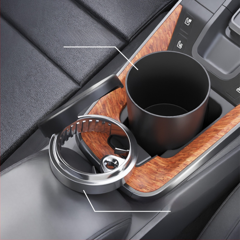 Automobilinė peleninė AC-813, ABS, 68 g, tinkama automobiliui ir namams