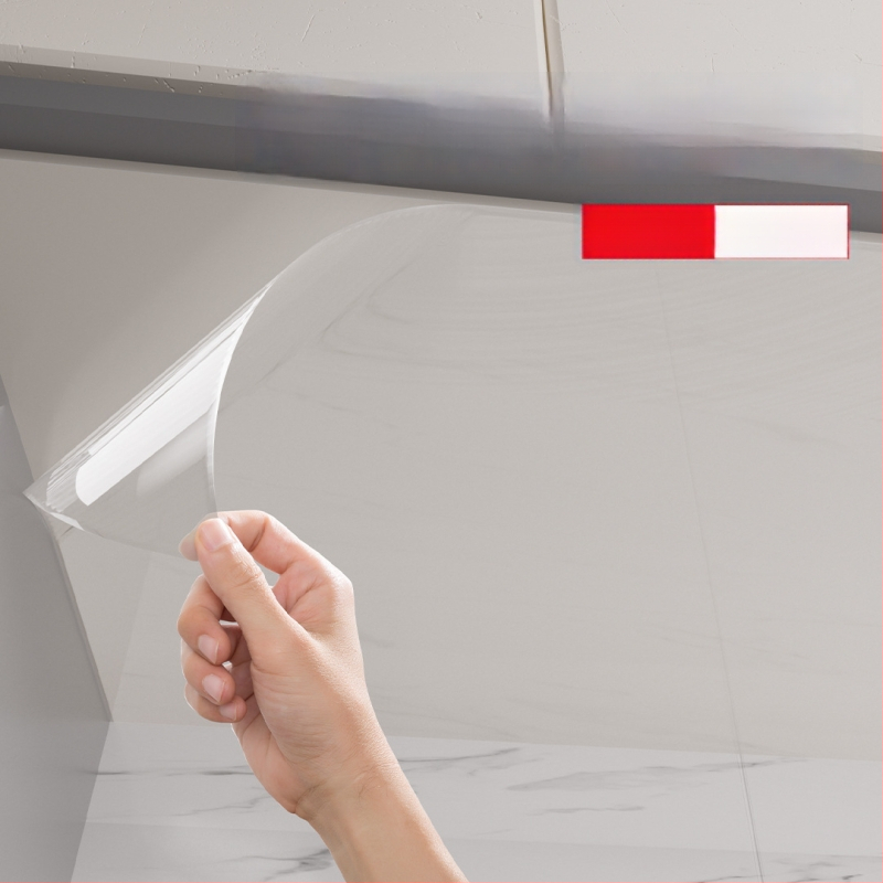 PVC seina kleeps, antibakteriaalne, plekikindel, minimalistlik ühetooniline graffiti stiil elutoa jaoks, 1 leht