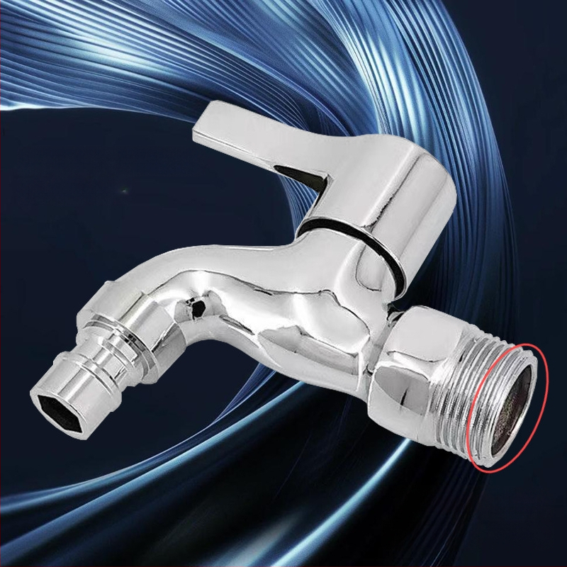 Prívod na práčku, iba studená voda, keramický jadrový ventil, závitové pripojenie, 20 mm vstup/výstup, 5–80°C, 0,8 MPa