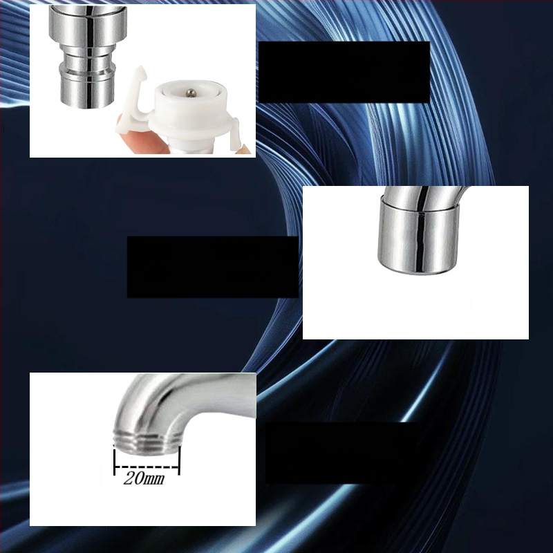 Prívod na práčku, iba studená voda, keramický jadrový ventil, závitové pripojenie, 20 mm vstup/výstup, 5–80°C, 0,8 MPa