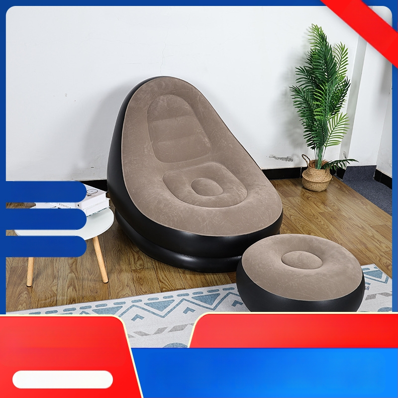 Nafukovacia pohovka s nohami a tatami štýlom - prenášateľná na balkón na zdriemnutie (PVC; Dospelí; Nafukovacia pohovka; Moderná jednoduchosť)