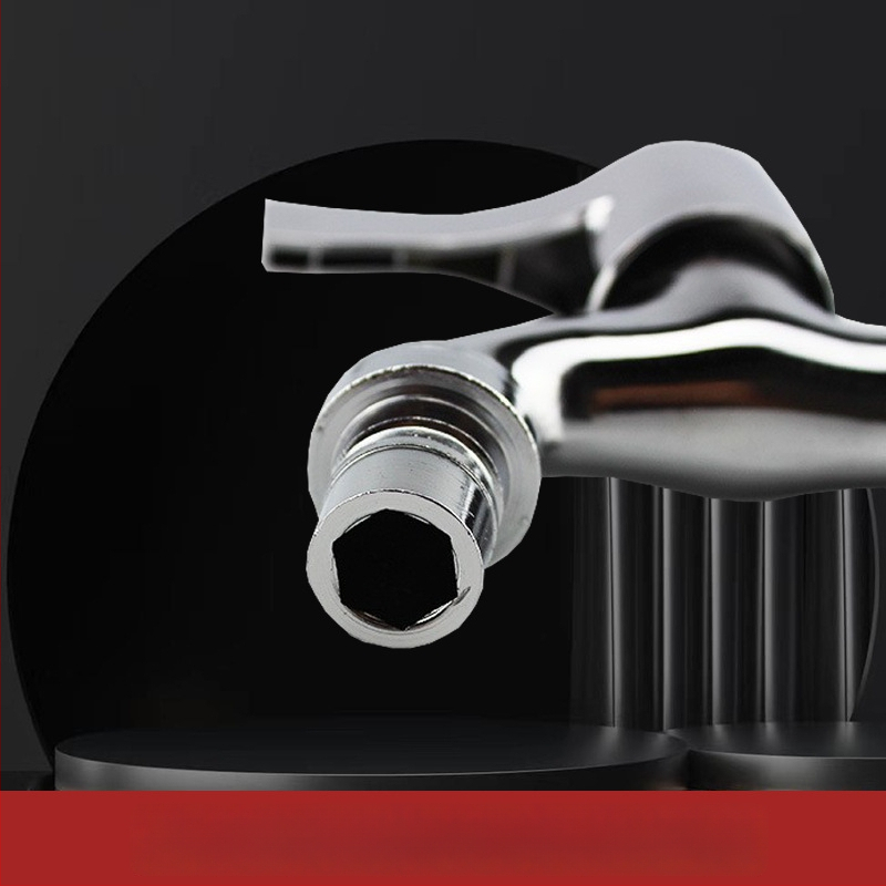 Meďový kohútik na práčku s rýchlym otvorením, telo DN15, keramický jadrový ventil, 0–100°C, 1,6 MPa, ručná inštalácia