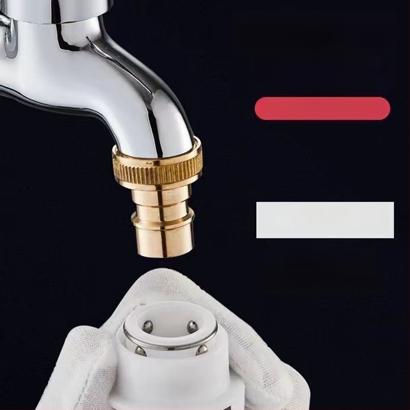 Prívodný kohútik k práčke s keramickým diskovým ventilom, mosadzné telo, chrómovaný povrch, jednoručný, CE certifikovaný