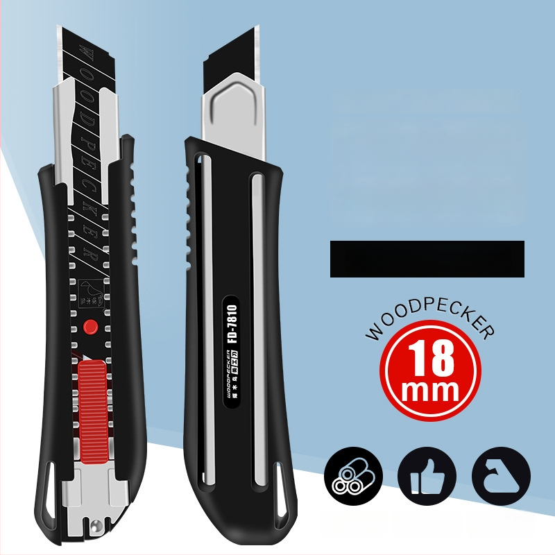 Umelecký nôž FD-09A, čepeľ 18 mm, výmena čepele tlačnou tyčou, vysúvacia čepeľ, pojme 1 čepeľ, séria Art Knife