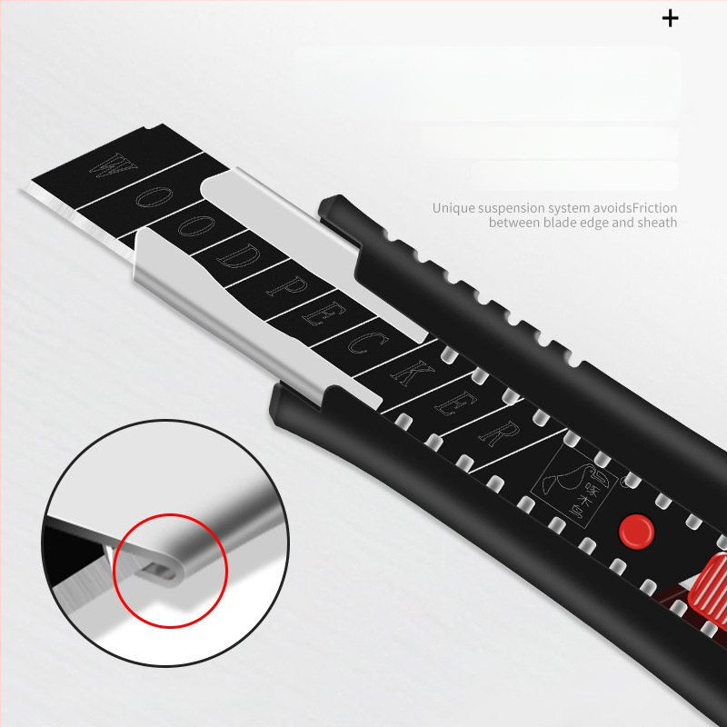 Umelecký nôž FD-09A, čepeľ 18 mm, výmena čepele tlačnou tyčou, vysúvacia čepeľ, pojme 1 čepeľ, séria Art Knife