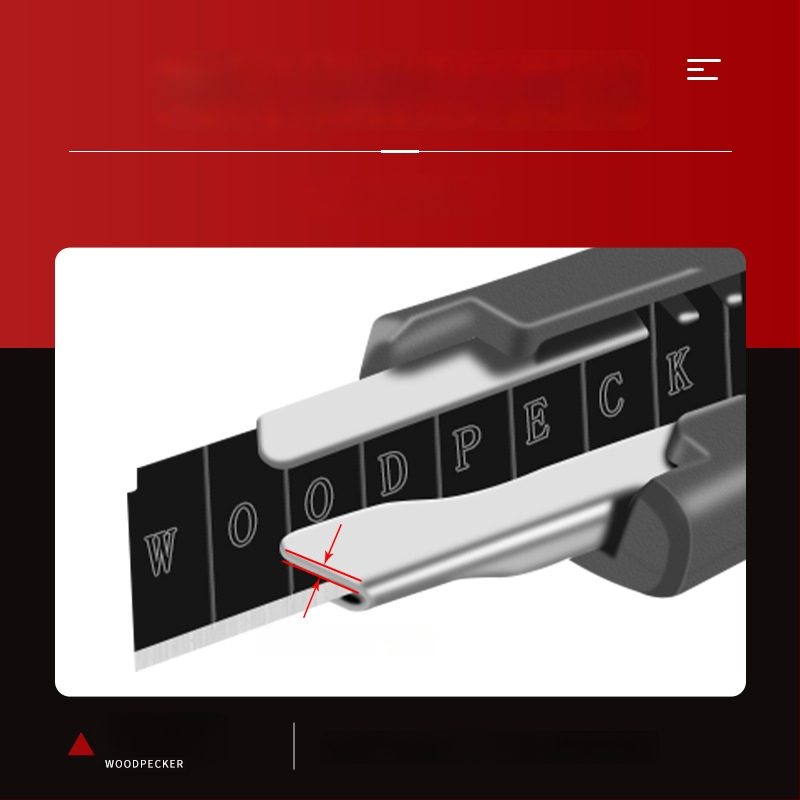 Umelecký nôž FD-09A, čepeľ 18 mm, výmena čepele tlačnou tyčou, vysúvacia čepeľ, pojme 1 čepeľ, séria Art Knife