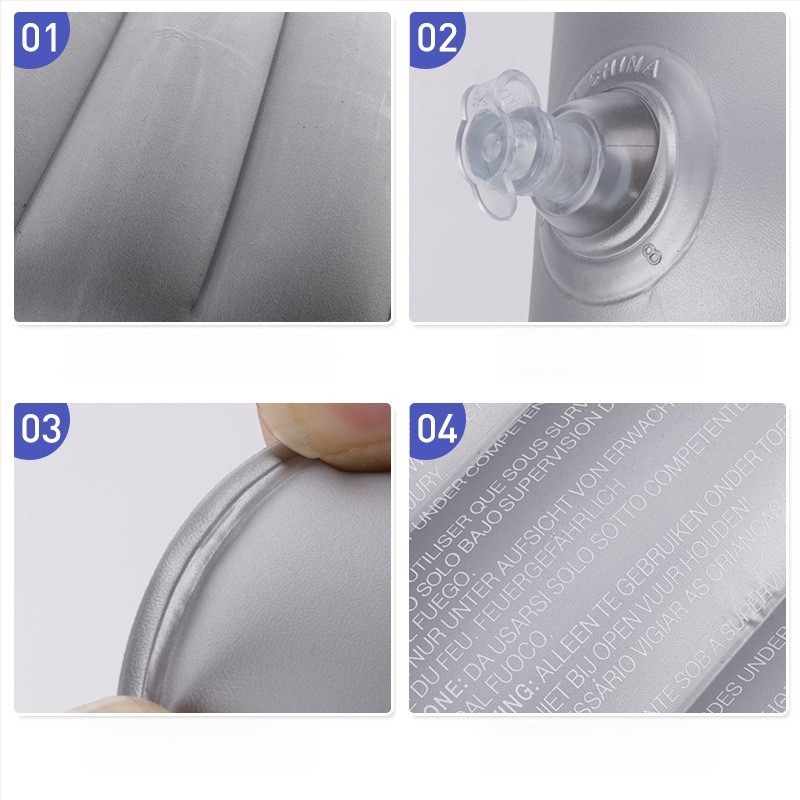 Nafukovací vankúš, obdĺžnikový tvar, PVC flocking, model RF-004, Rongfeng