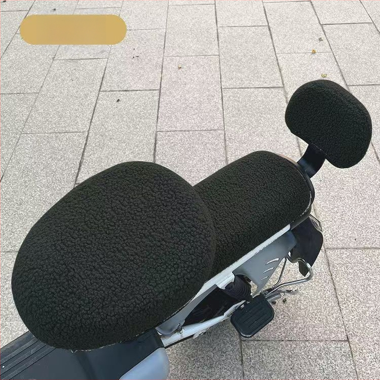 Povlak na sedadle elektrického bicykla, hrubý a teplý na jeseň a zimu, ľanový materiál, značka Strong Factory