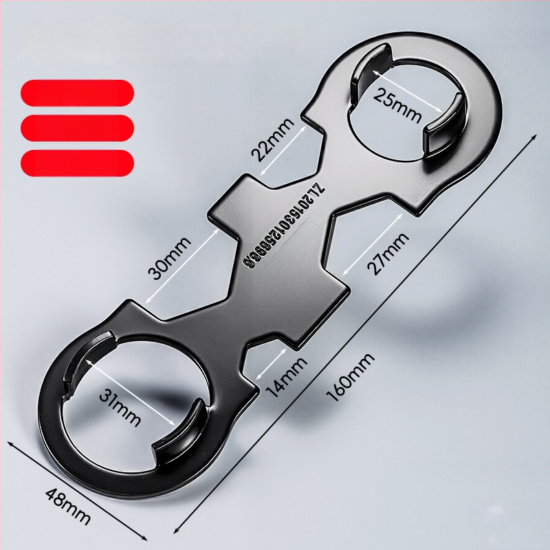 Viacfunkčný kľúč na jadro ventilu pre kohútik — kovová konštrukcia, model NW25A05-67, značka Niuxiang, moderný minimalistický štýl
