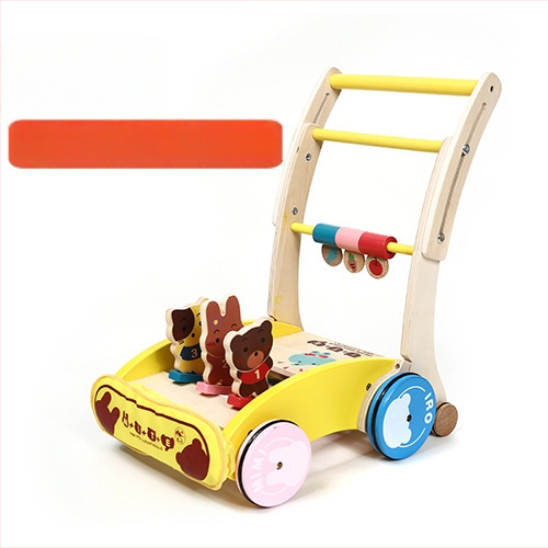 Drevený viacúčelový chodítko s klavírom pre batoľatá – 0–3 rokov, hmotnosť približne 4,2 kg