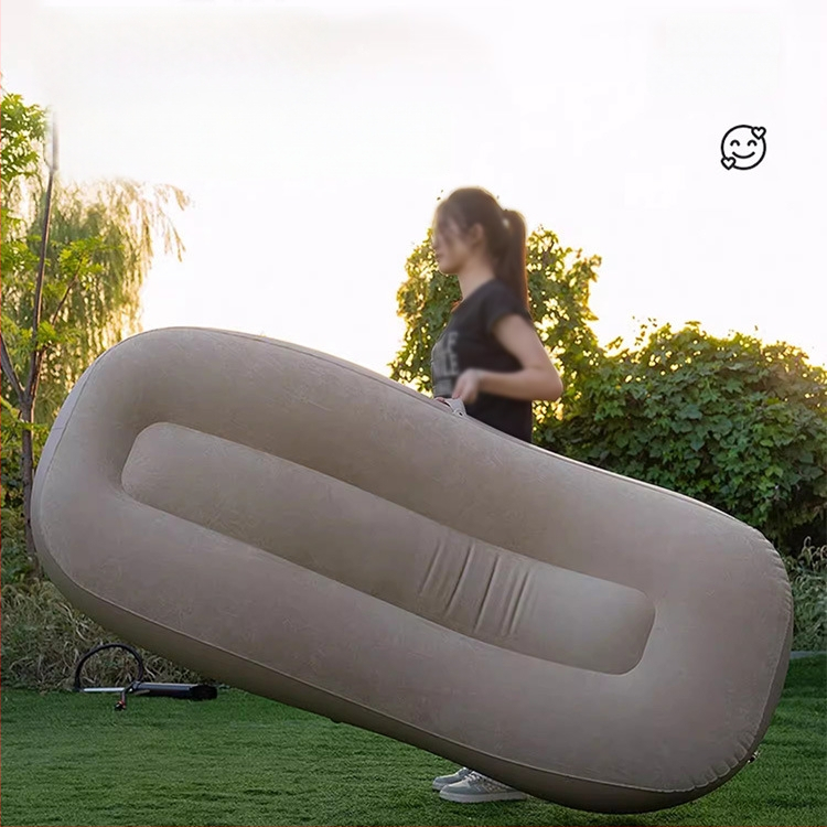 Okadu nafukovacia pohovka na kempovanie – PVC, pre dospelých, hmotnosť 2.4 kg, moderný minimalistický štýl