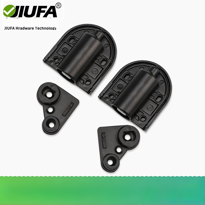 Záves na komodu s tlmičom, ABS + zliatina zinku, elektrolytická povrchová úprava, moderný štýl