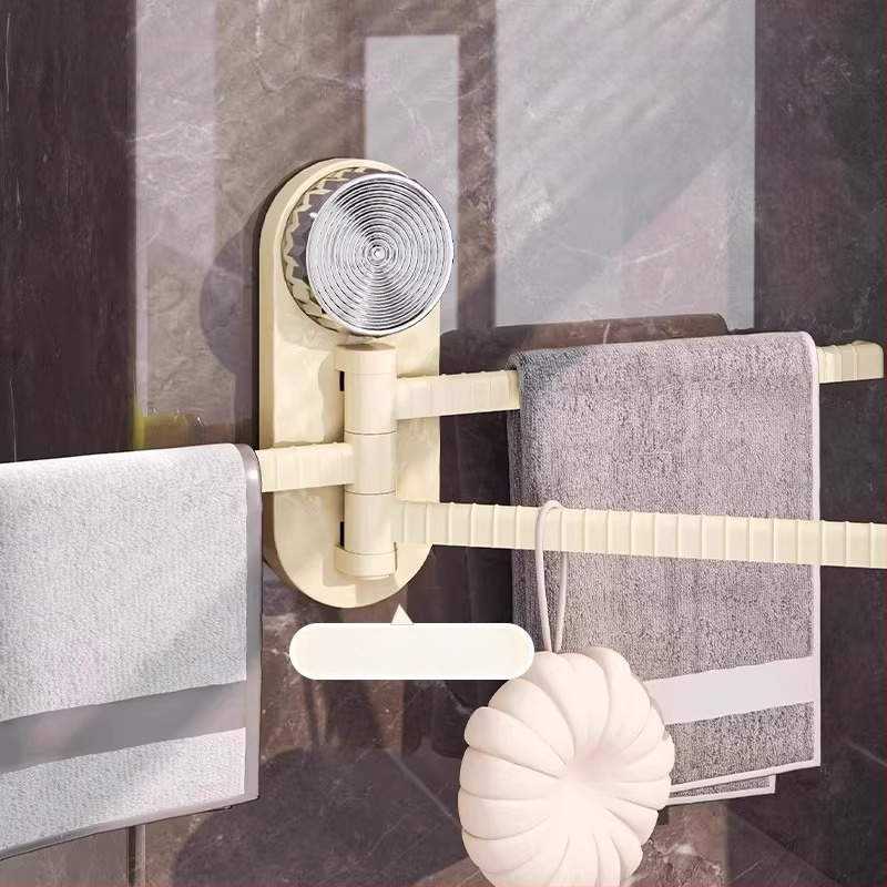 Držiak na kuchynské handričky a uteráky so sacou na stene, viacposchodový, otáčavý, z plastu, značka Telford, balenie 160 kusov