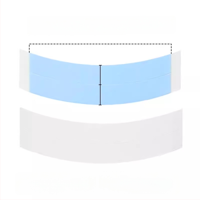 Dvojstranná páska na paruku, tvaru oblúka, ultra tenká, biokompatibilné lepidlo na pokožku hlavy, 60 g