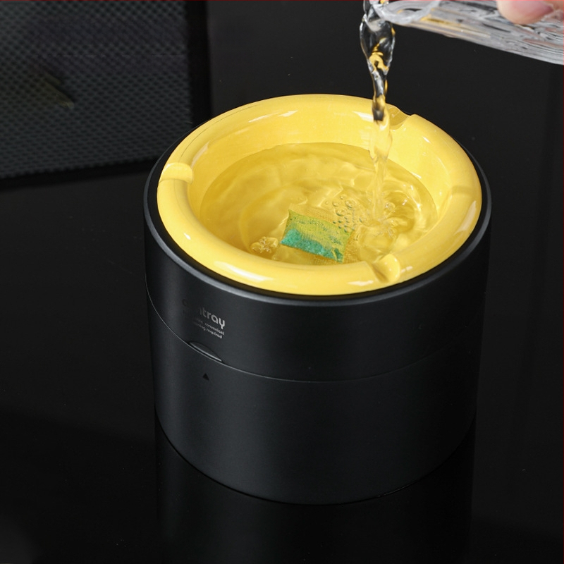 Automobilový a domáci popolník, plastový, opakovane použiteľný, proti rozptylu popola, ohňovzdorný, s náhradnou vložkou