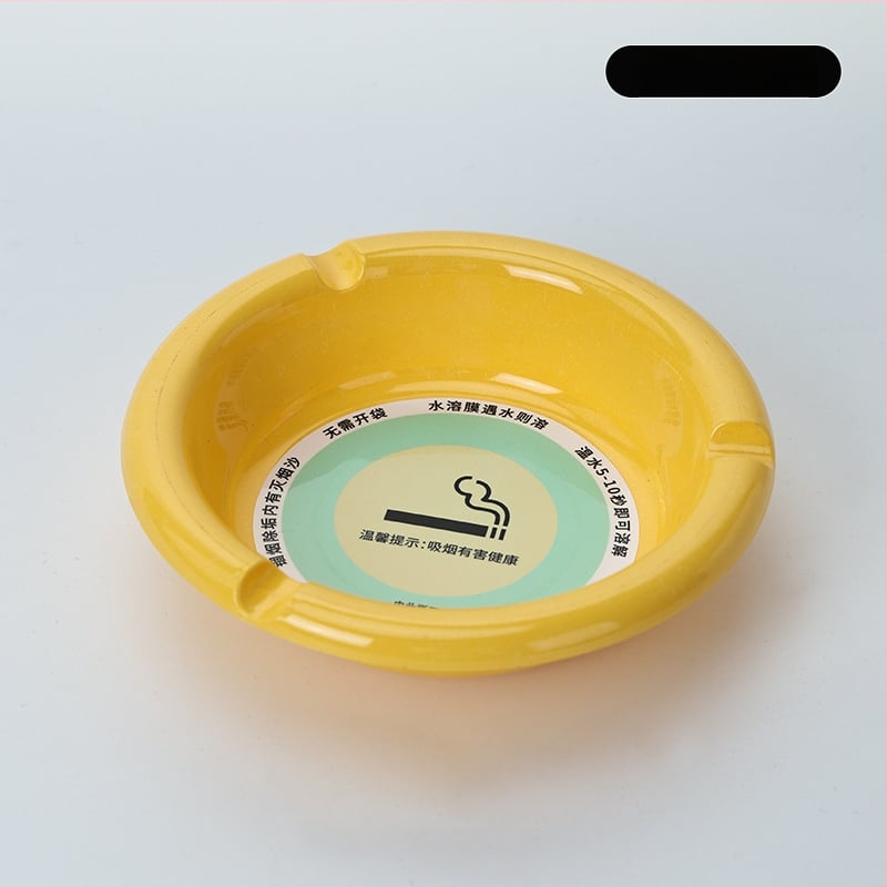 Automobilový a domáci popolník, plastový, opakovane použiteľný, proti rozptylu popola, ohňovzdorný, s náhradnou vložkou