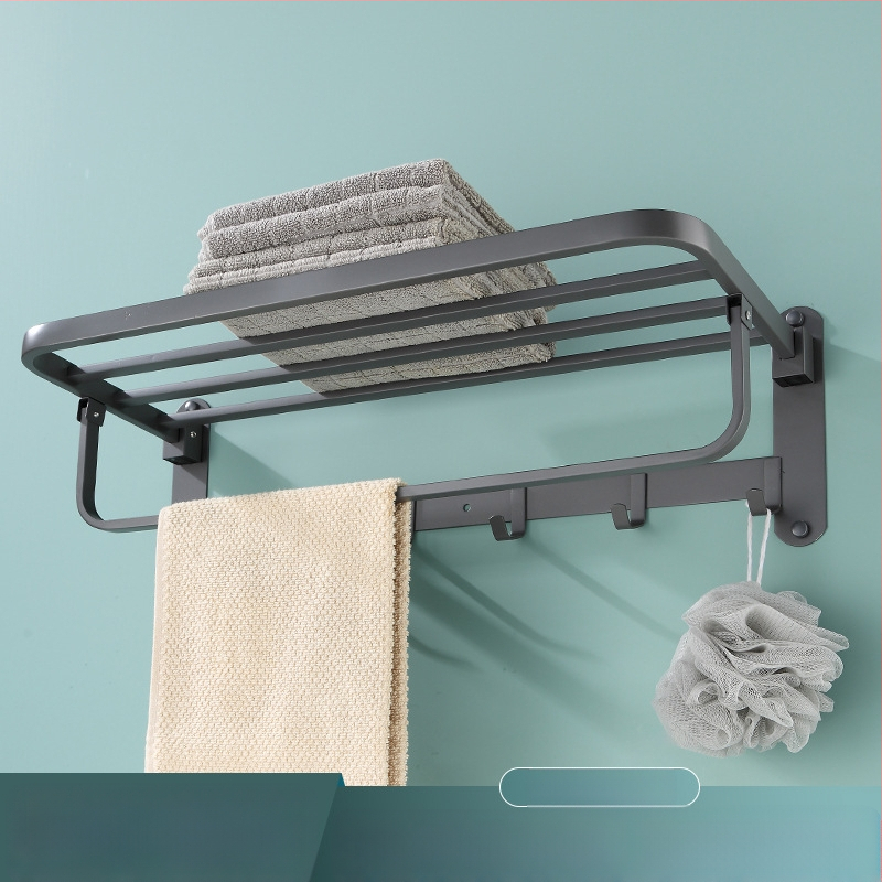 Držiak na uteráky z nerezovej ocele, nástenný, jednovrstvový, na uloženie, nosnosť 20 kg