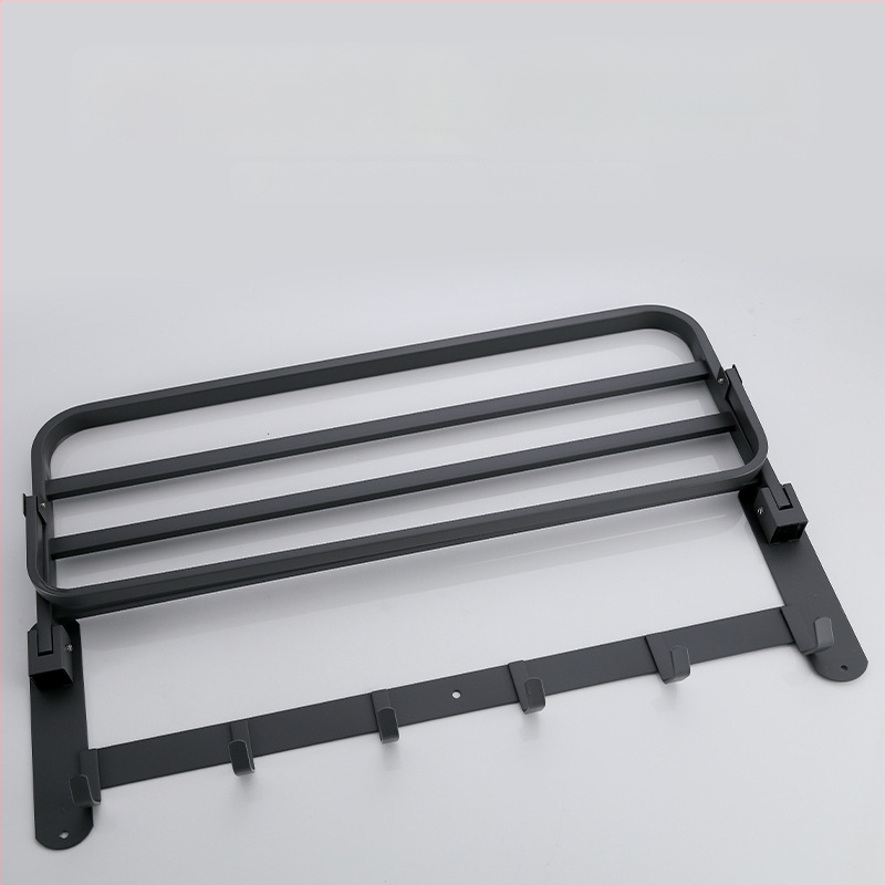 Držiak na uteráky z nerezovej ocele, nástenný, jednovrstvový, na uloženie, nosnosť 20 kg