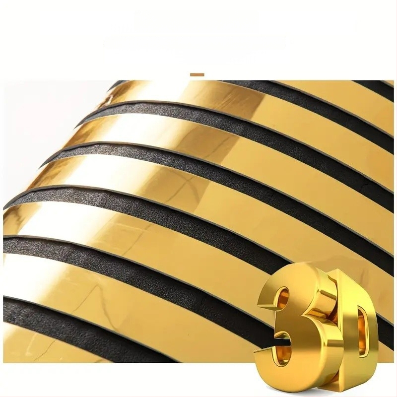 PVC 3D nálepka na stenu – vodotesná, odolná voči vlhkosti, samolepiaca; 1 kus; americký minimalistický štýl