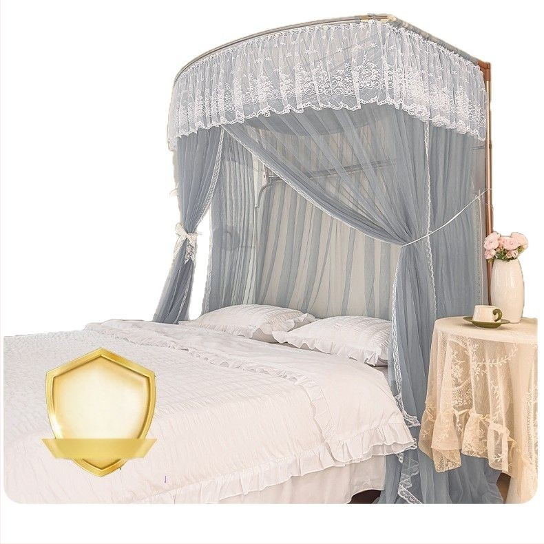 U‑tvarovaná teleskopická sieť proti komárom s hliníkovým rámom, palácový štýl, tri dvere, montáž vyžaduje