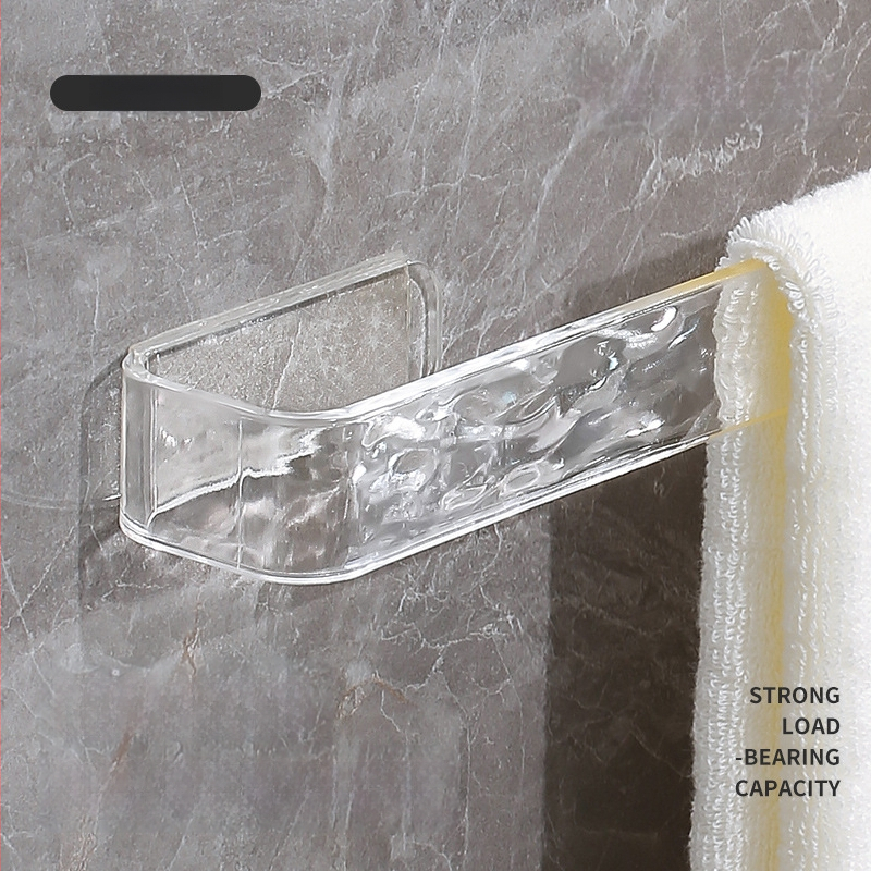 Zexi AS Nástenný stojan na papuče a uteráky do kúpeľne s odvodom - bez vŕtania, prispôsobiteľné spracovanie, súkromná známka k dispozícii