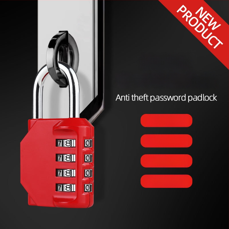 Olma visací zámok s heslom, stredný model – vodotesný, proti krádeži, moderný minimalistický štýl; vhodný pre cestovné boxy, skrinky, batohy, rám bicykla, prilby a posilňovňu
