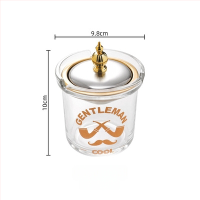 Sklenený popolník s viečkom, proti rozptylu popolov, viacúčelový (do auta, domova, kancelárie)