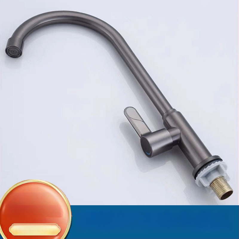 Kuchynský kohút Seamans, model XMS-3811H, nerezová oceľ, 1,6 MPa, keramický ventil