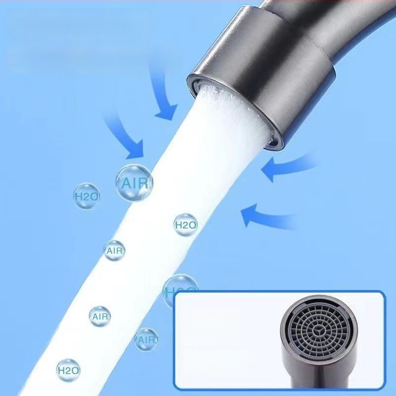 Kuchynský kohút Seamans, model XMS-3811H, nerezová oceľ, 1,6 MPa, keramický ventil