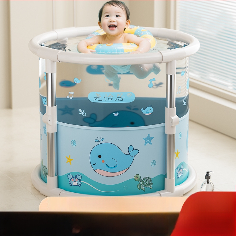 Detská zložená vaňa na kúpanie – Oxford látka, skladací dizajn, určená na kúpanie, Značka Yaoyiju