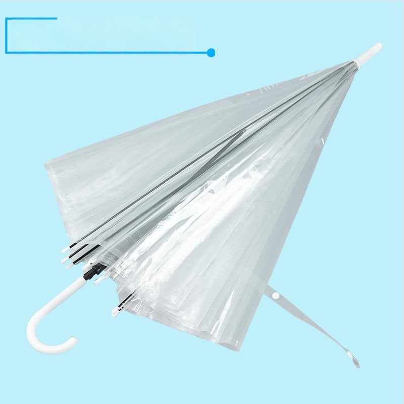 Dáždnik s dlhým držadlom a poloautomatickým otváraním, 8 oceľových ramien, UPF 40+, polomer 42–52 cm