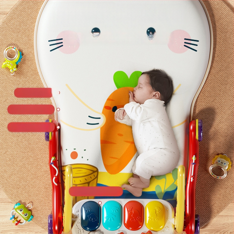 Detské pedálové klavírne chodítko – dvojúčelová hudobná vzdelávacia hračka pre 0–3 roky, z plastu